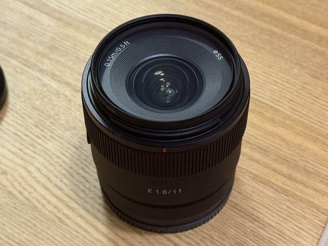 【SONY レンズ　E11mm F1.8】　 ブラックミストフィルター付き