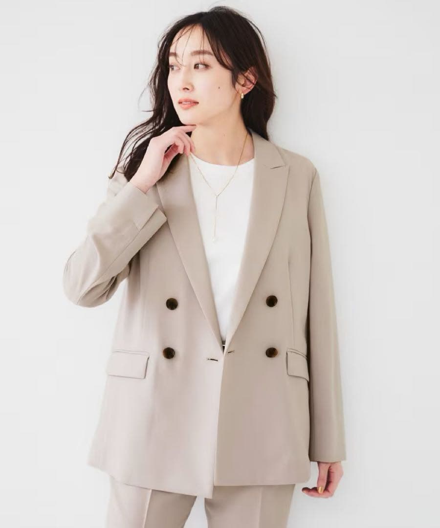 untitled アンタイトル　ライトウェイト ダブルブレストジャケット