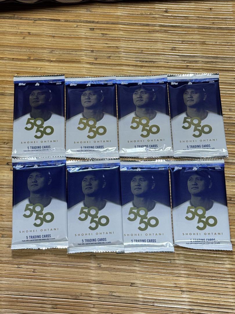 Shohei Ohtani 大谷翔平50/50未開封カードパック 8パックセット