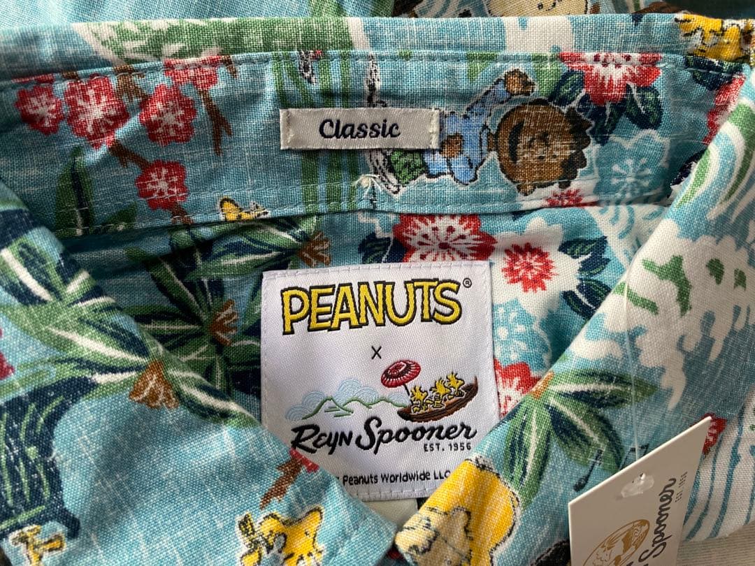 L新品未使用 ReynSpooner ✖️PEANUTs 限定コラボシャツ L新品未使用 ReynSpooner ✖️PEANUTs 限定コラボシャツ