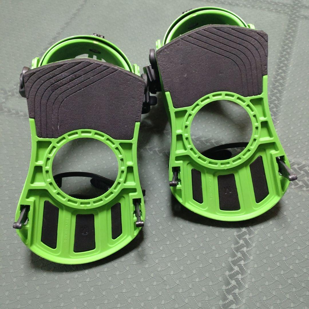 UNION スノーボードビンディング グリーン