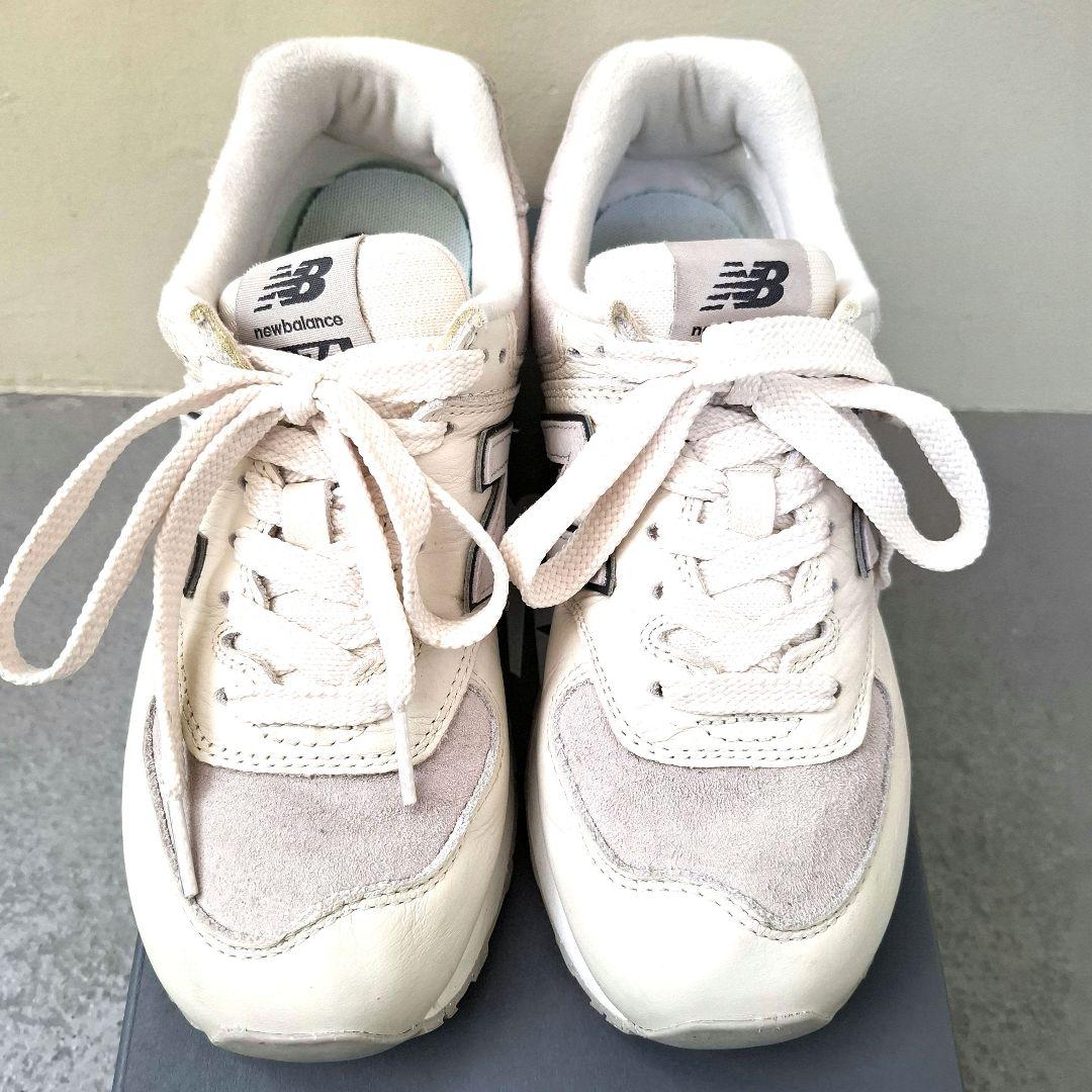 WMNS) New Balance 574 GB2 Shoes 'Beige White' WL574GB2
