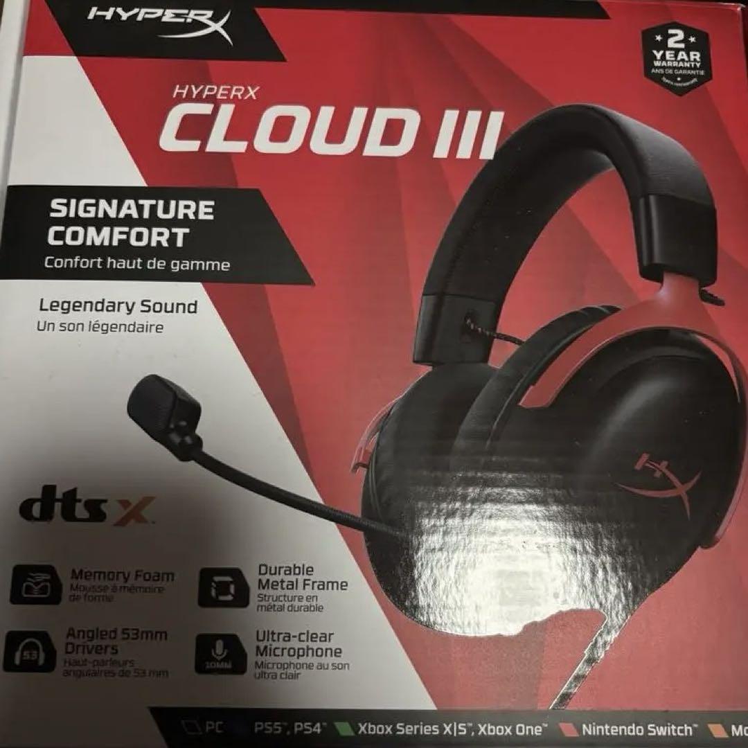 HyperX Cloud III ゲーミングヘッドセット