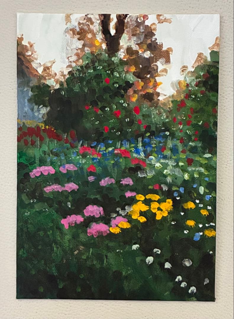 アクリル画 風景 1100