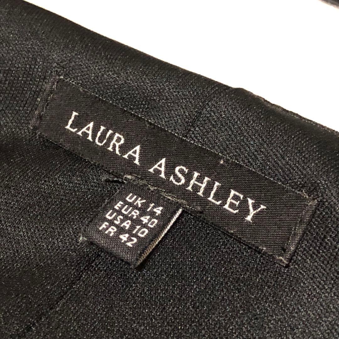 ほぼ新品　ローラアシュレイ　カシュクールワンピース　着物風　極上Aライン　秋冬⭕️ 