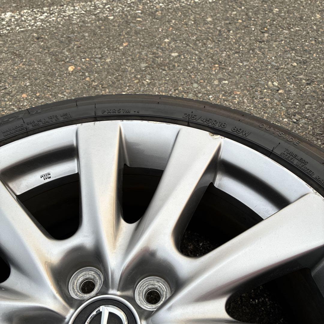 215/45R18 マツダ3 純正ホイールセット