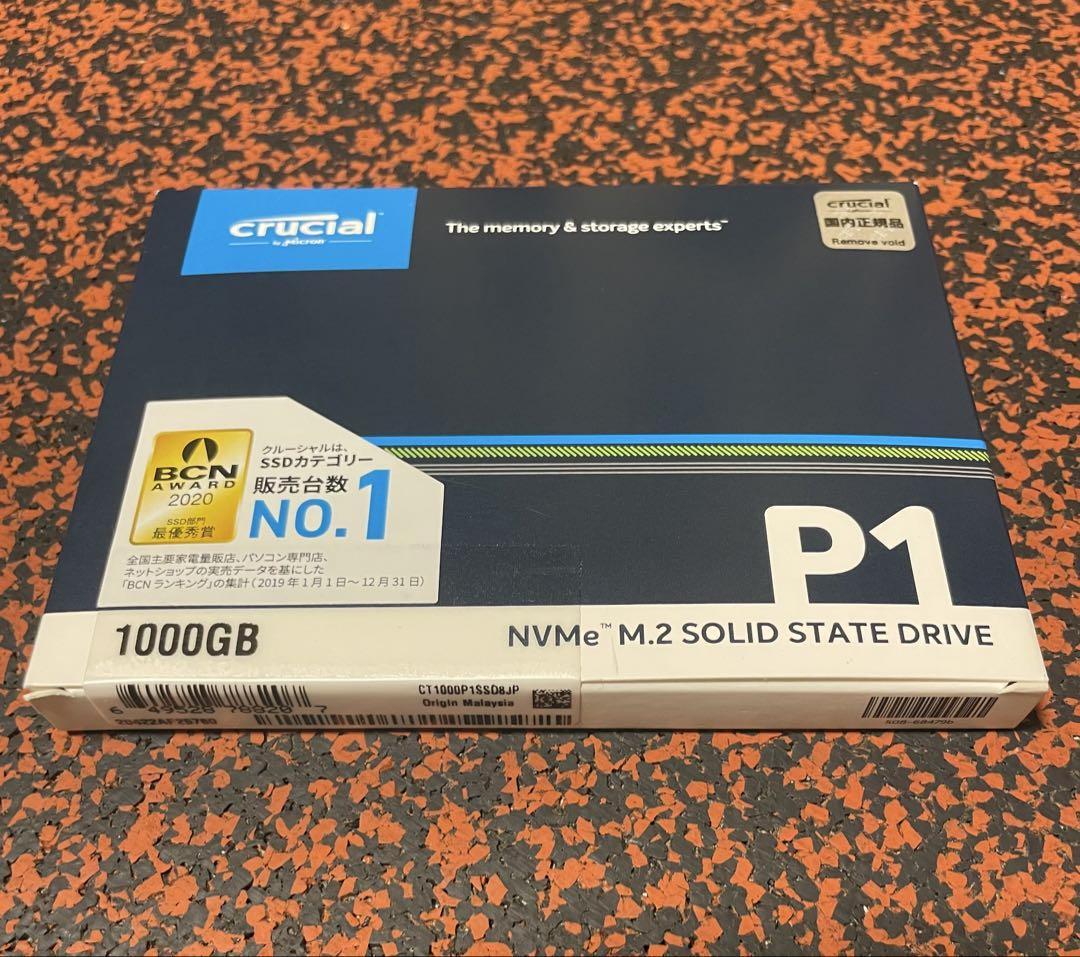 内蔵型SSD Crucial M.2 1000GB SSD