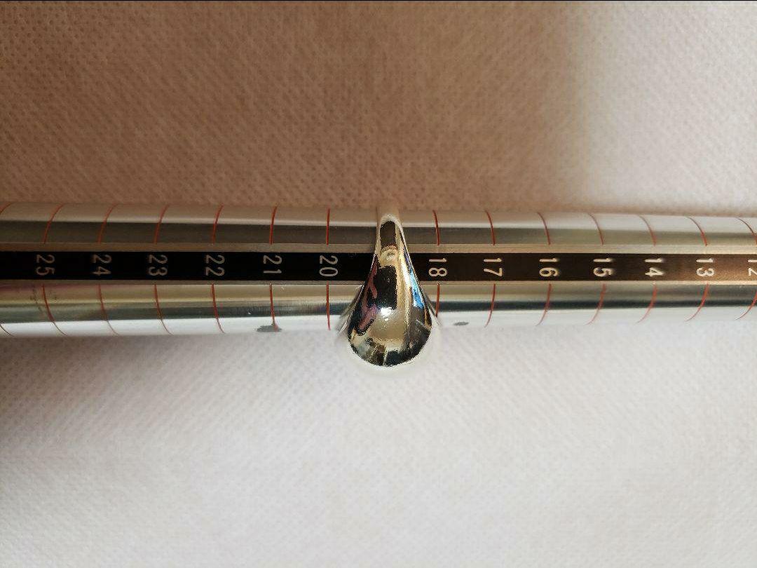 【美品】 LORO ring 17号/19号 silver925
