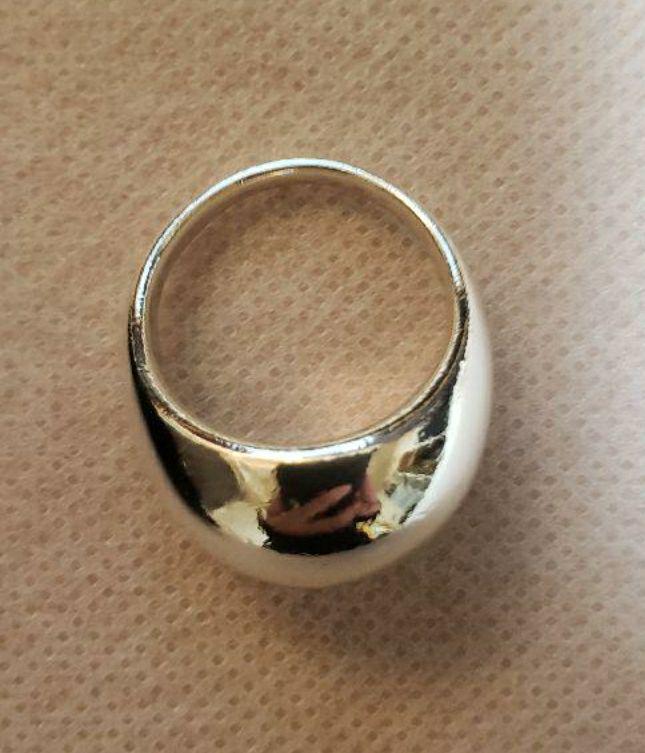 【美品】 LORO ring 17号/19号 silver925
