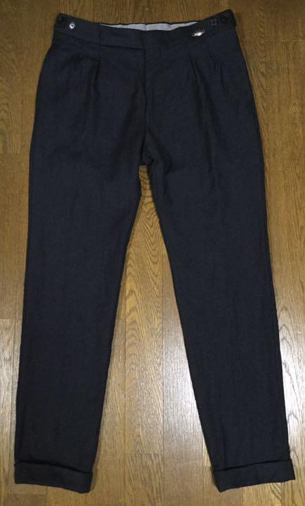 美品【TAGLIATORE】スーパー110'Sヴァージンウール トラウザー 46 美品【TAGLIATORE】スーパー110'Sヴァージンウール トラウザー 46