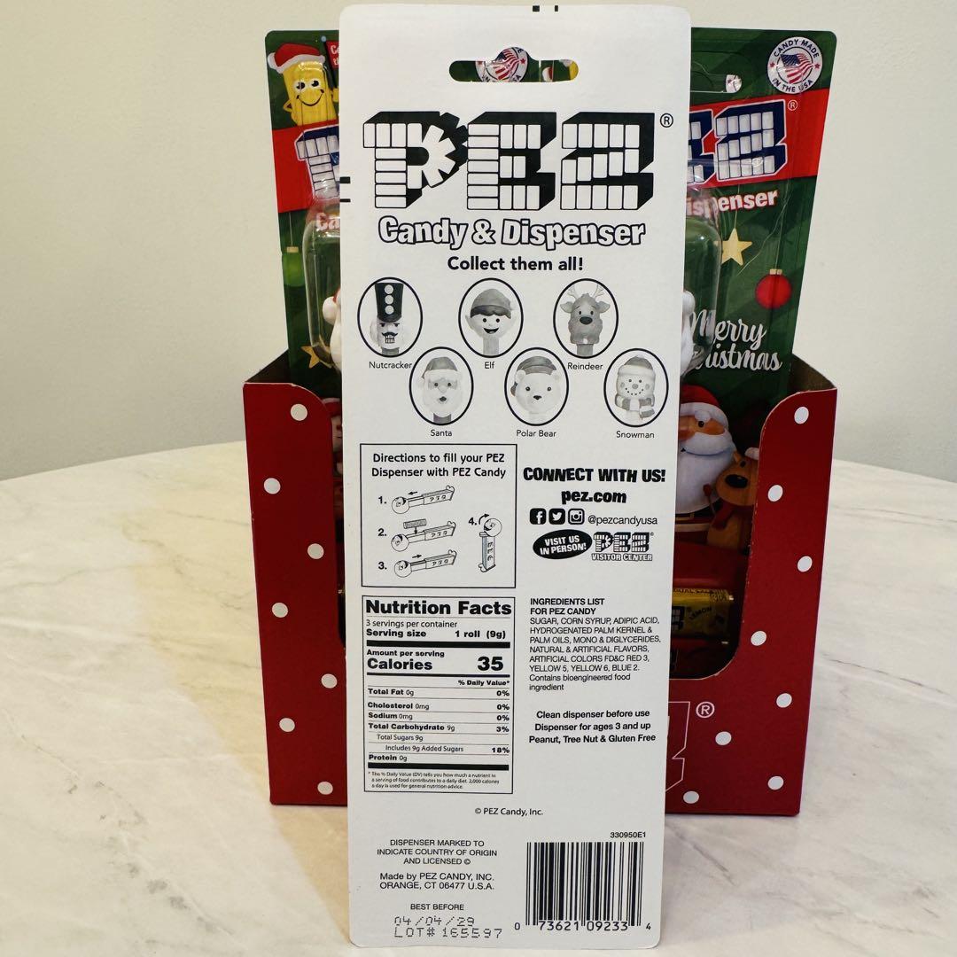 アメリカ限定 PEZ ホリデーシリーズ６種セット