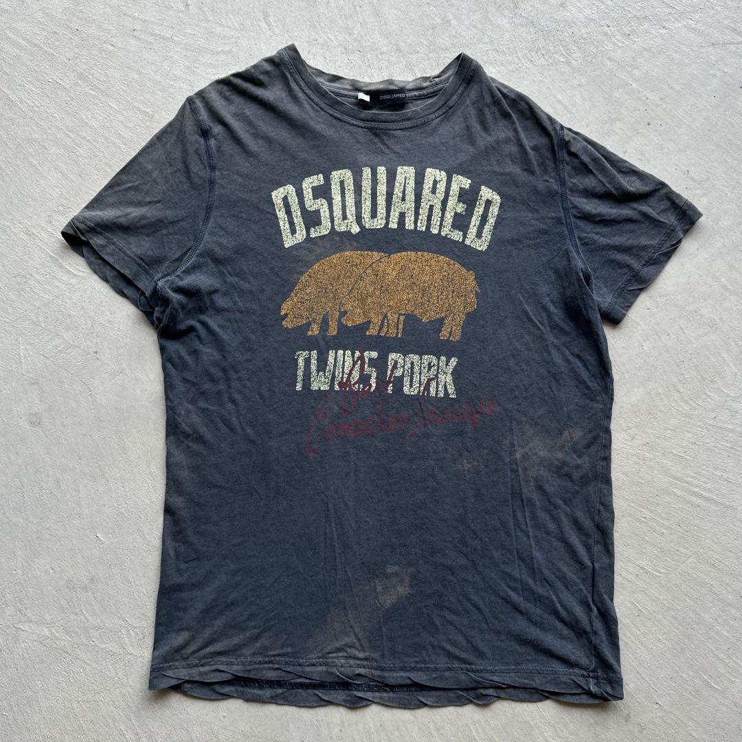 00s dsquared2 damaged tee ダメージ tシャツ