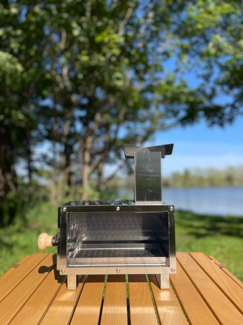 ミニ薪ストーブ ステンレス製 収納バッグ付き コンパクト ミニ薪ストーブ ステンレス製 収納バッグ付き コンパクト