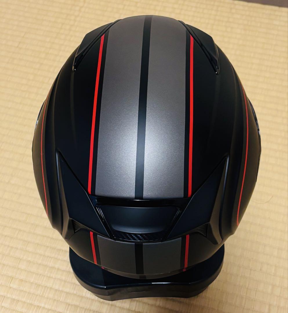 Kabuto ジェットヘルメット エクシード　ブラック/レッド　L