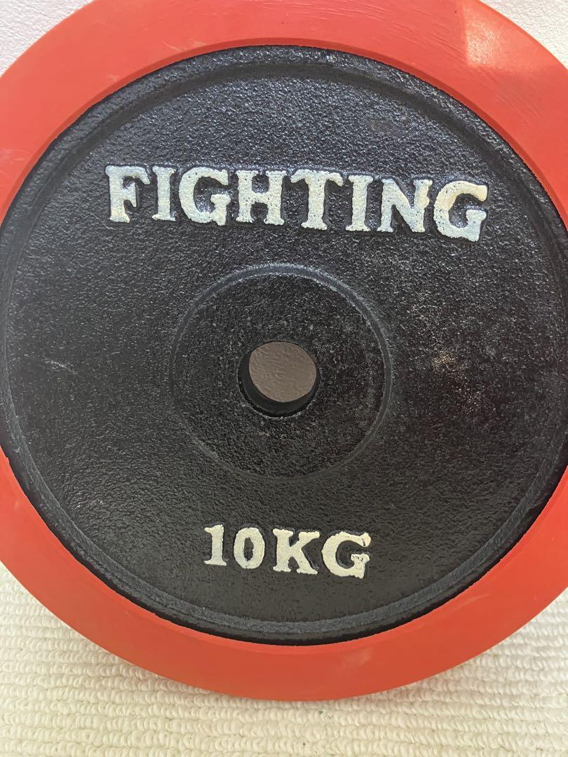 早い者勝ちラバー付き　ファイティングロード　プレート　10kg×2枚　 20kg 早い者勝ちラバー付き ファイティングロード プレート 10kg×2枚