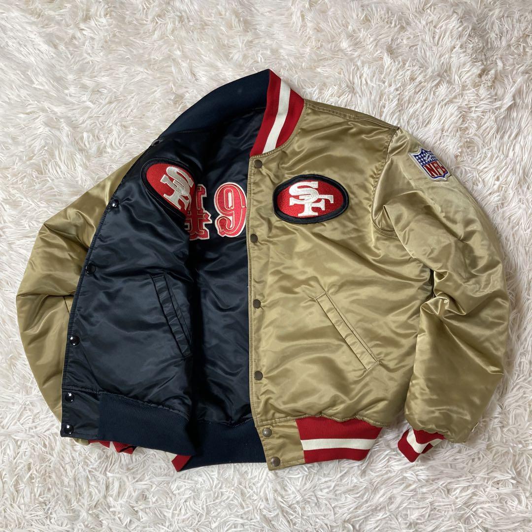 STARTER NFL49ERS スターター スタジアムジャンバー リバーシブル