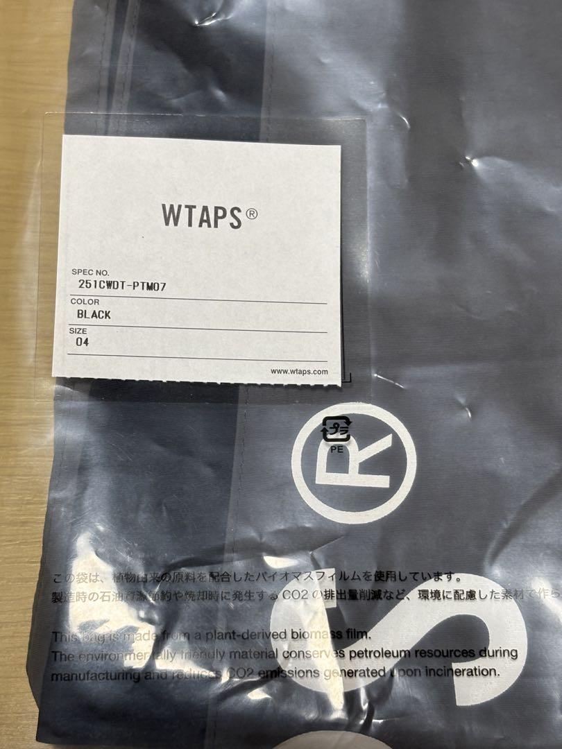 WTAPS Deli Trousers Nylon. Taffeta 黒 XL