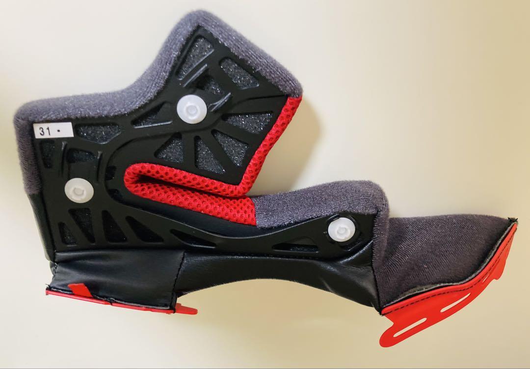 新品未使用】SHOEI Z-8 薄手チークパッド31 純正オプション 頬の