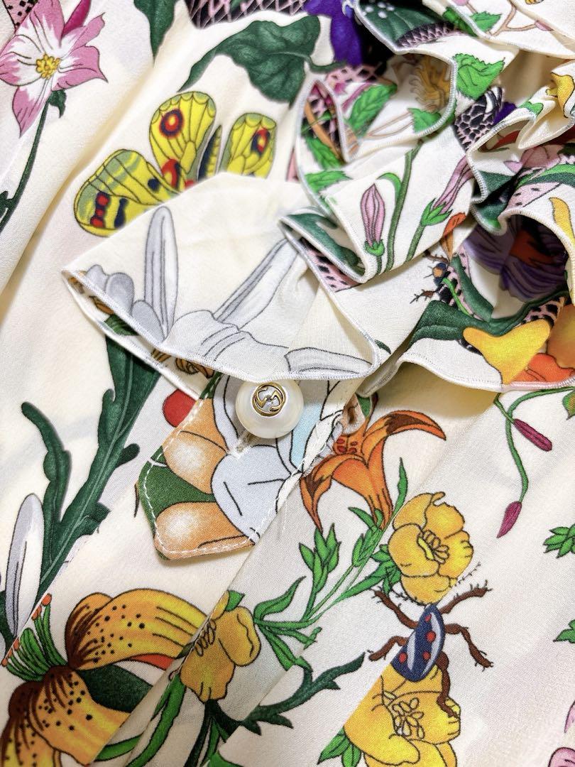 GUCCI シルクシャツ ワンピース