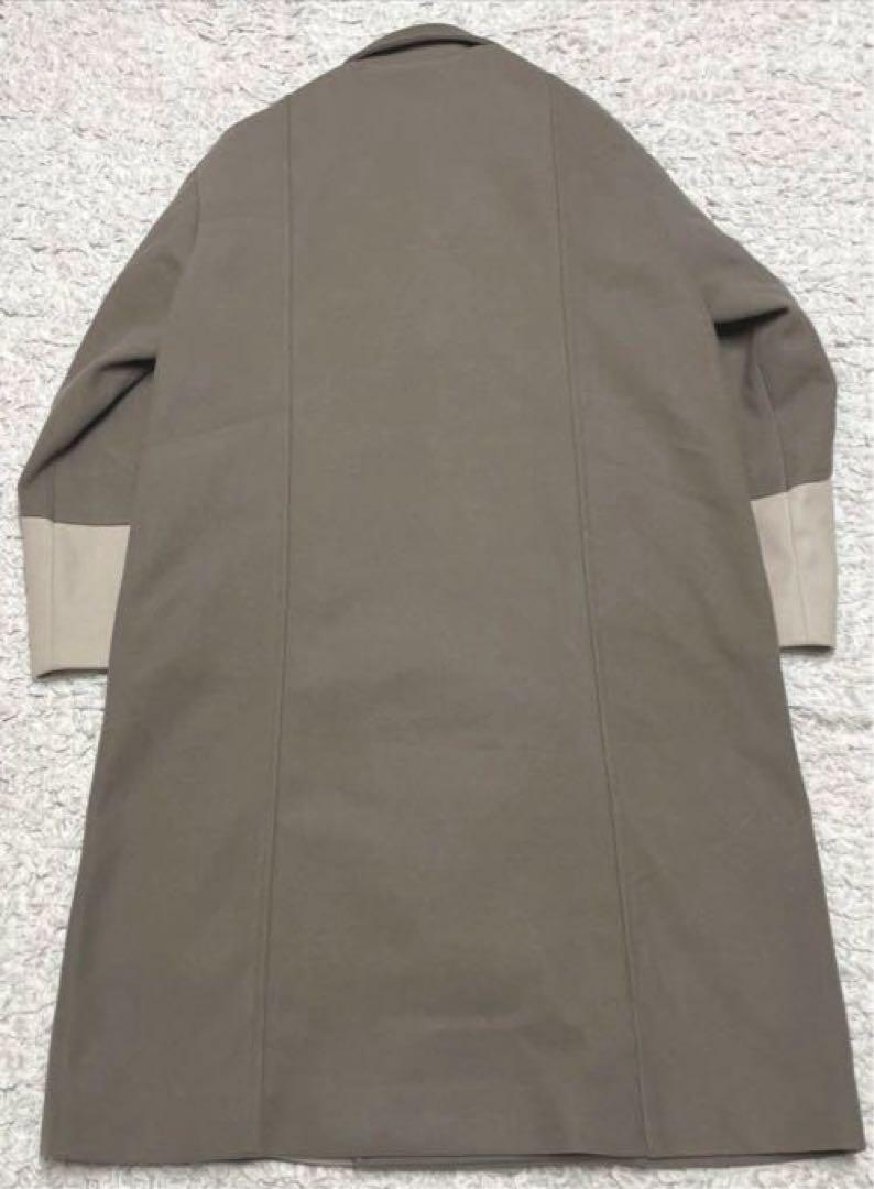 【美品】希少 即完売 LUI'S Neucon バイカラーロングコート ベージュ
