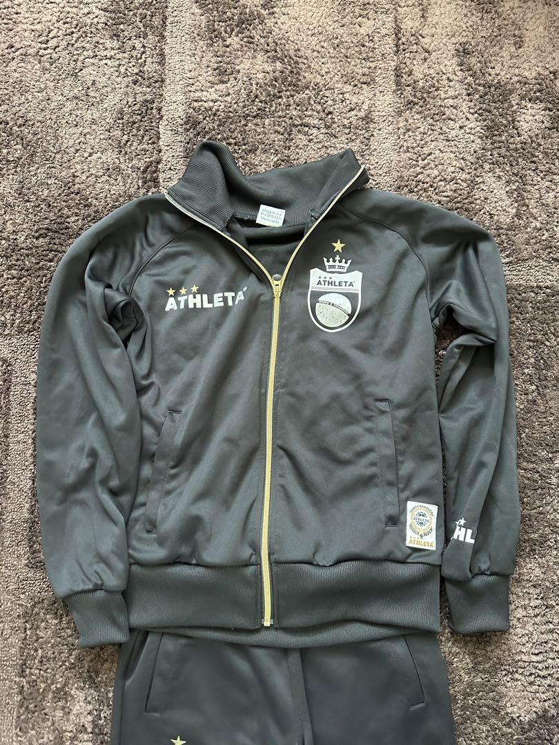 【美品】ATHLETA 黒 ジャージ Sサイズ
