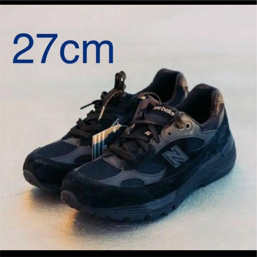 特価超激安 日本未発売 New balance M992 triple black US9 j6D4e-m80813206810 SALE豊富な
