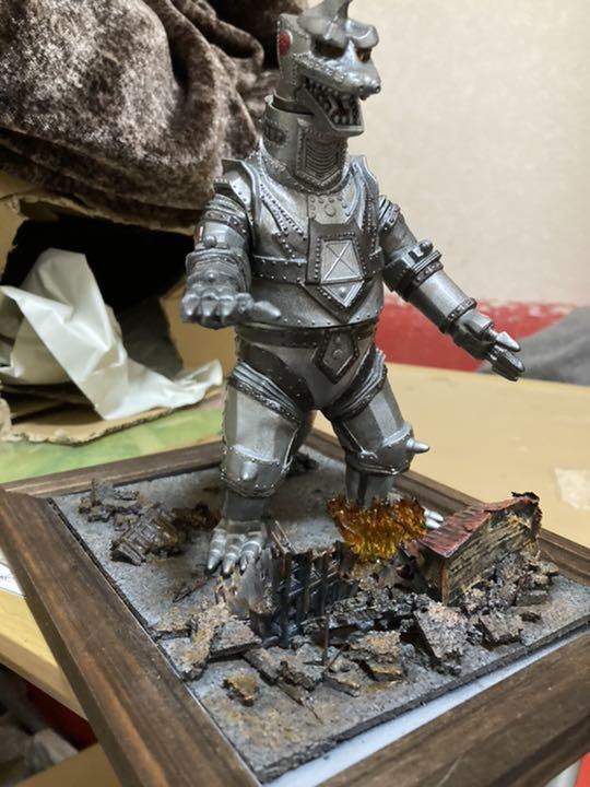 爆買い在庫 ムービーモンスターズ 改造LED発光 バンダイ UP4px-m80814297889 メカゴジラ2 日本製安い