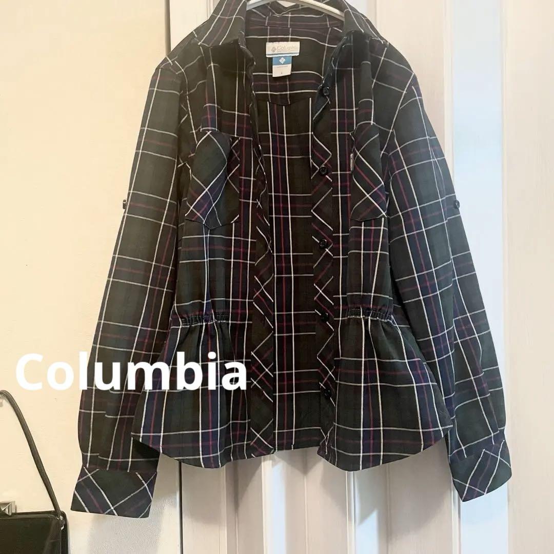 Columbia レディースジャケット　チエック　ジャケット