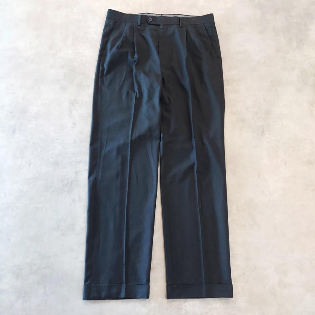 ローレン ラルフローレン W34 スラックス 00s チノパン 黒 15173