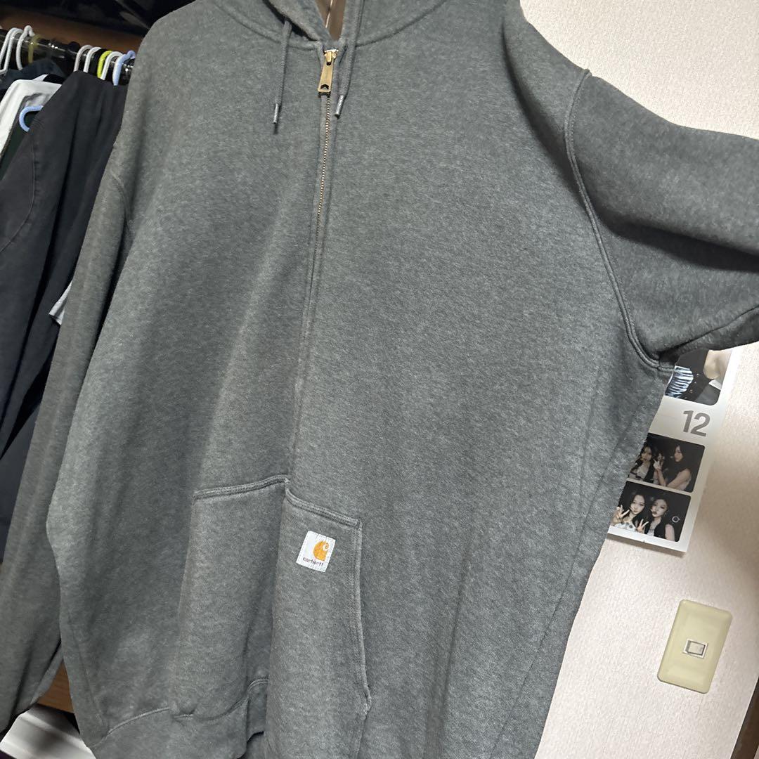 Carhartt グレー パーカー 2XL TALL