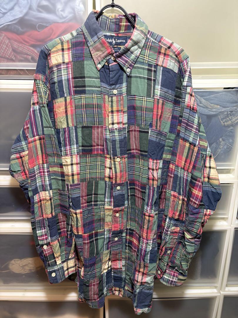 RalphLauren ラルフローレン　パッチワークシャツ　　サイズM
