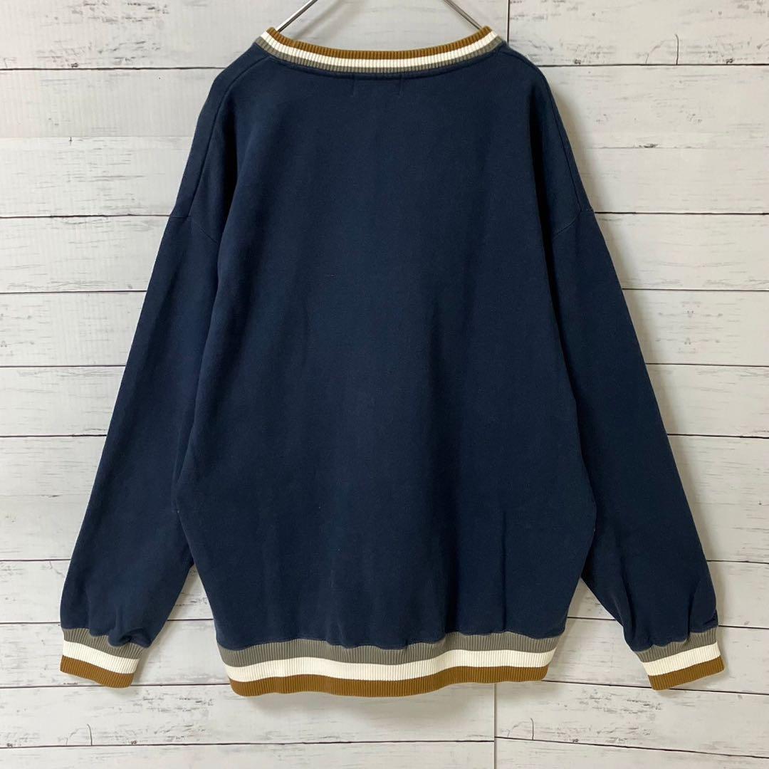 2【人気Lサイズ】エクストララージ☆センタービッグ刺繍ロゴ スウェット☆6886 2【人気Lサイズ】エクストララージ☆センタービッグ刺繍ロゴ