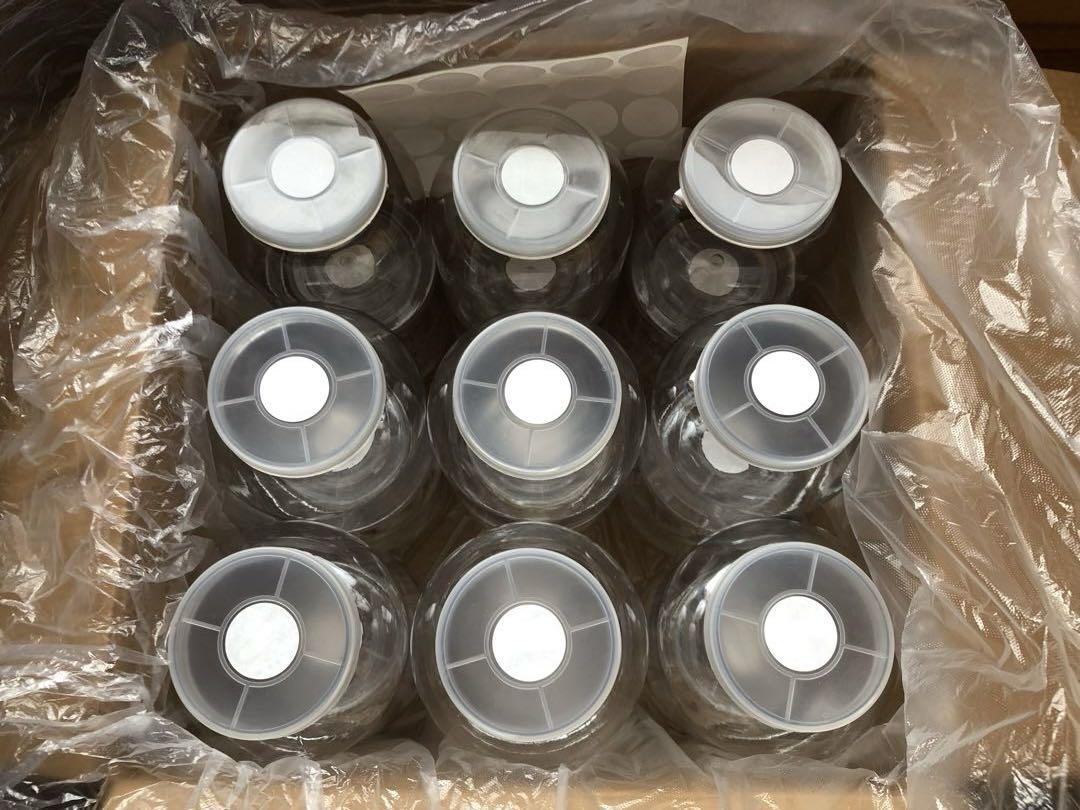 昆虫成虫&幼虫飼育用　硬質クリアボトル　3200cc 18pcsセット②