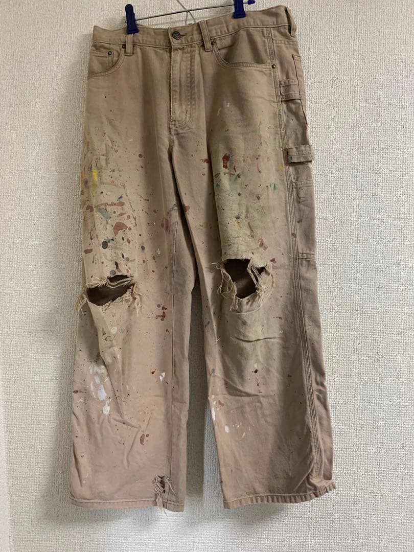 90s Patagonia ペインターパンツ ベージュ グランジ しますM patagonia