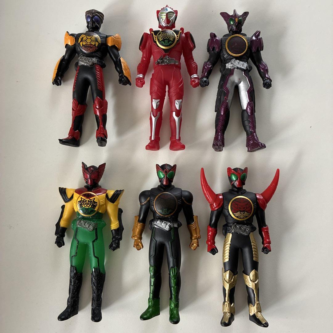 仮面ライダーオーズ ソフビ 6体セット - メルカリ