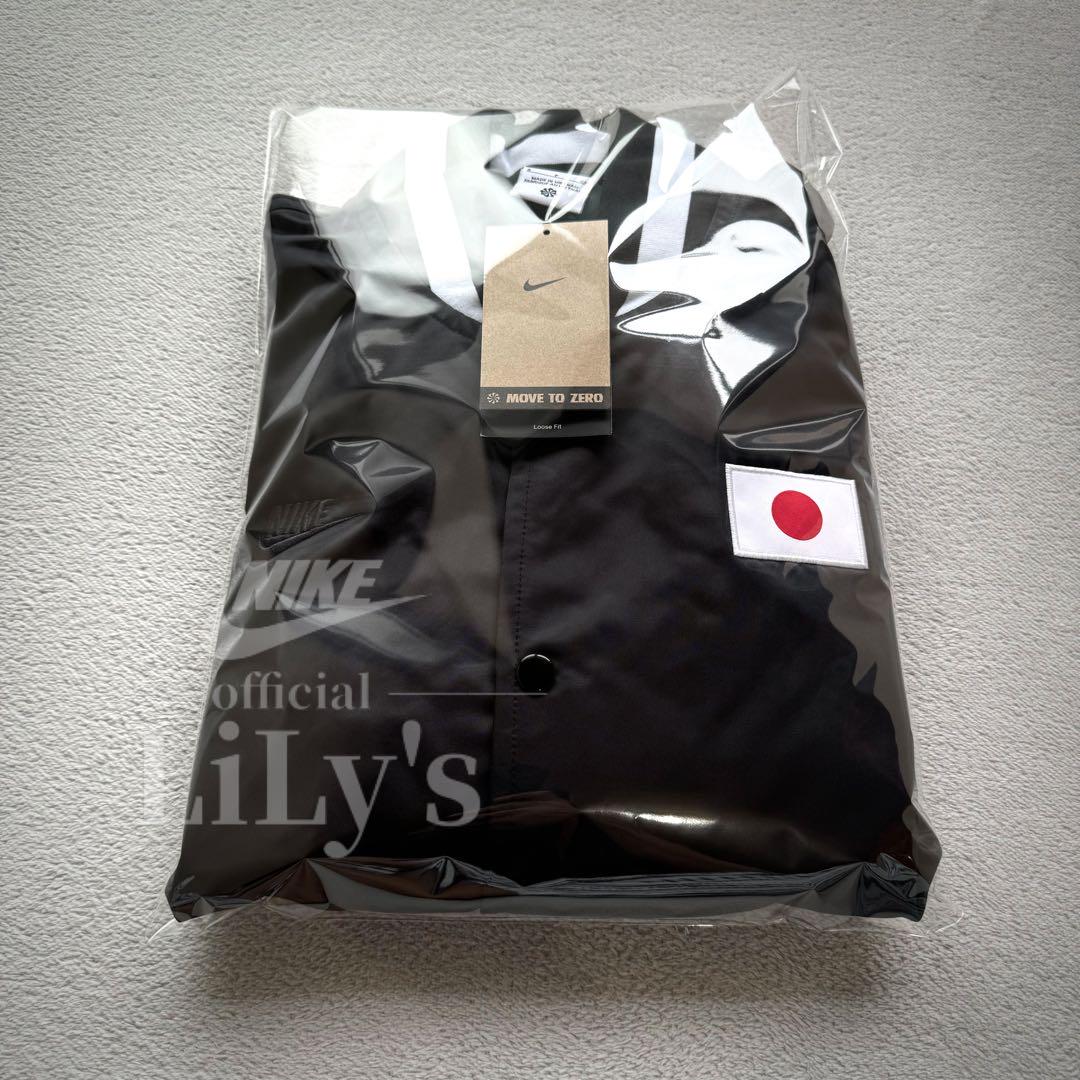 1新品NIKEブレイキン　サテン　ジャケット　2XLサイズ　MA-1　黒ブラック