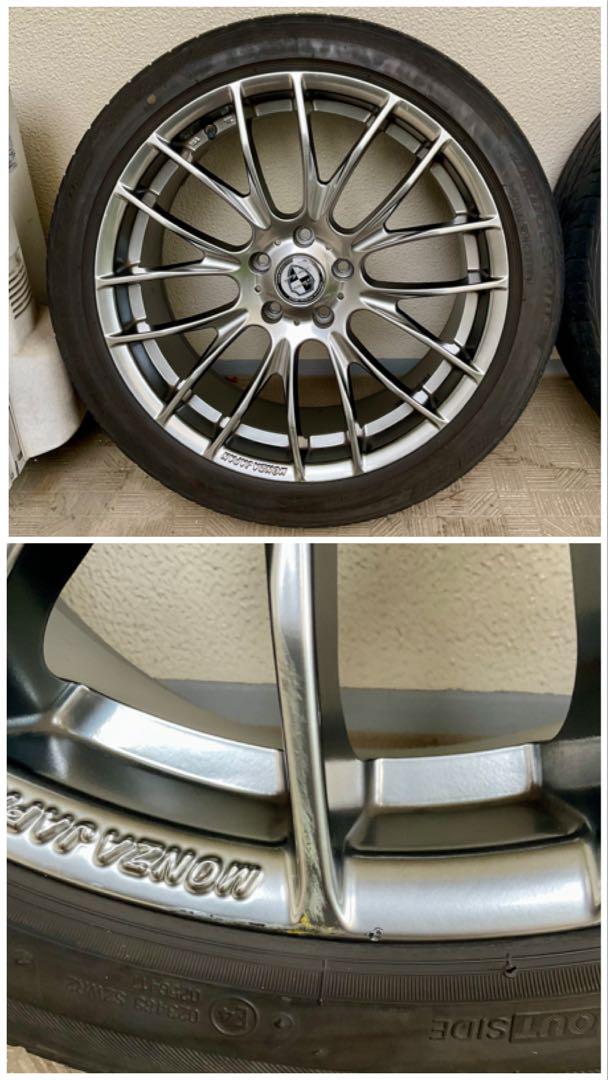 タイヤ・ホイール MONZA EURO MESH 19in 8J