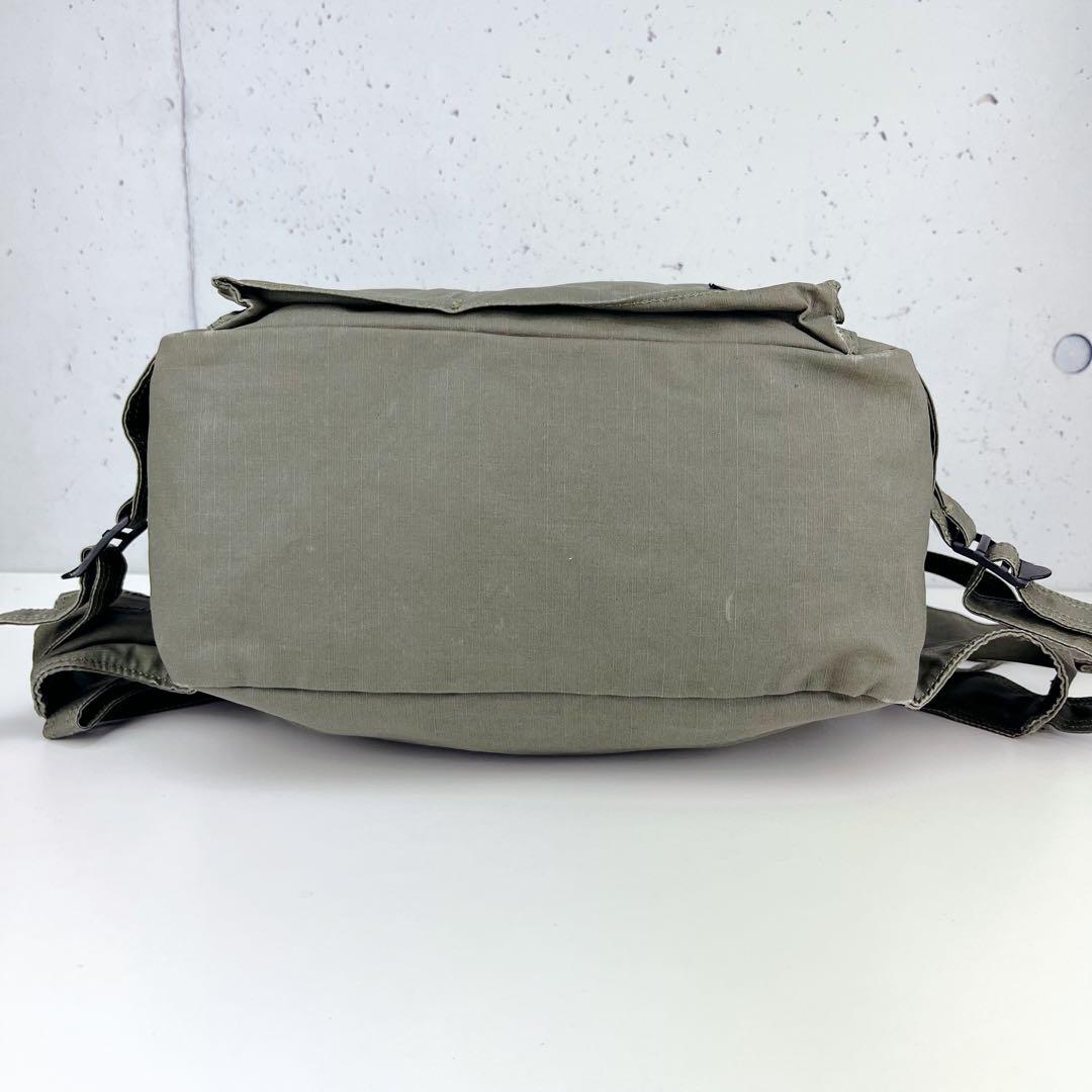 【廃盤/希少】PORTER 2way ショルダー ボディバッグ ナイロン 緑