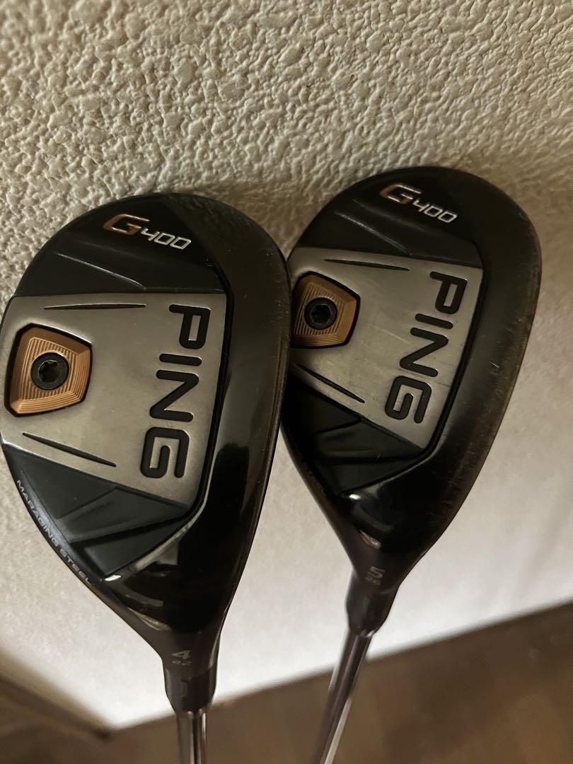 名器PING G400 ユーティリティクラブ 22度 26度2本セット