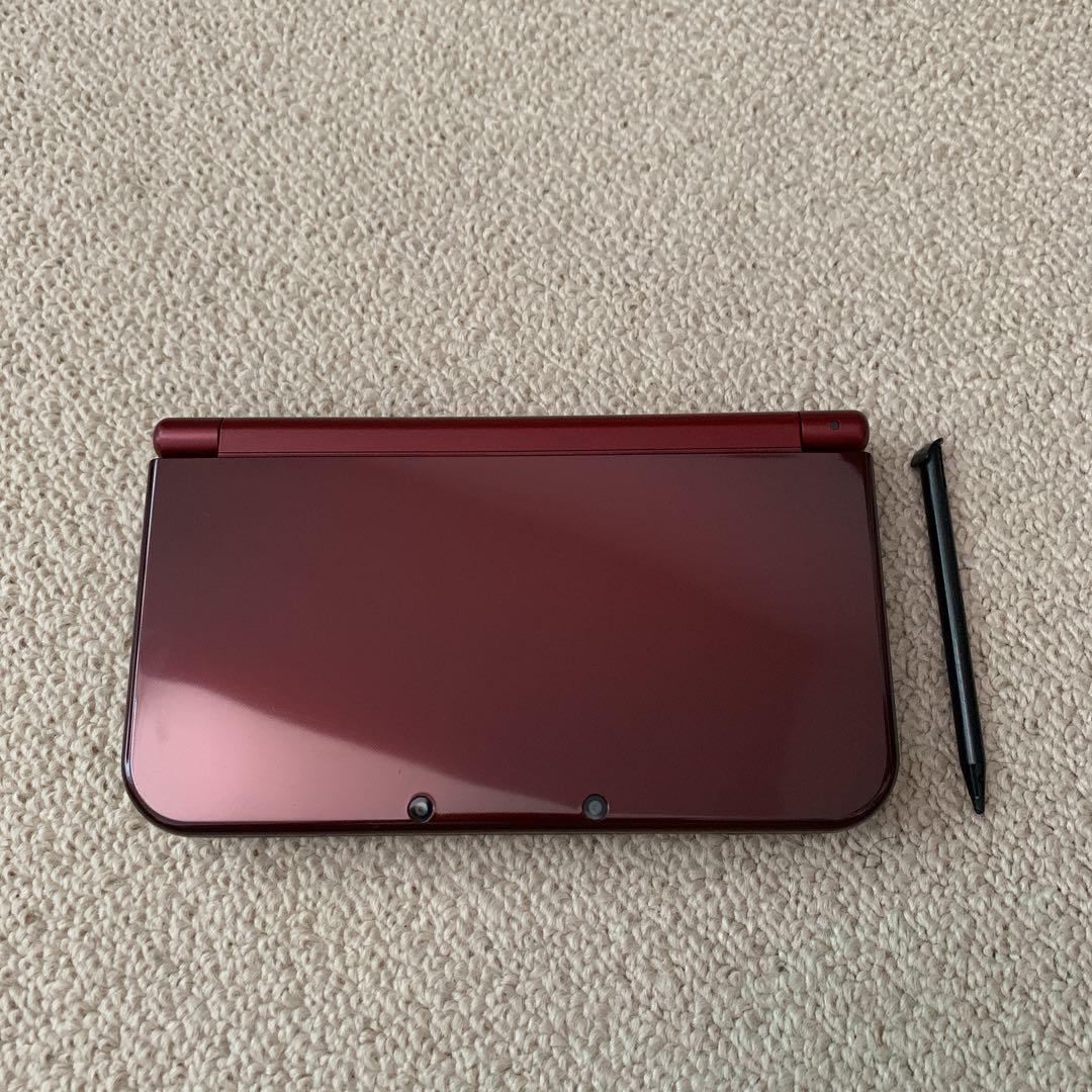 美品　IPS液晶 Newニンテンドー3DS LL メタリックレッド