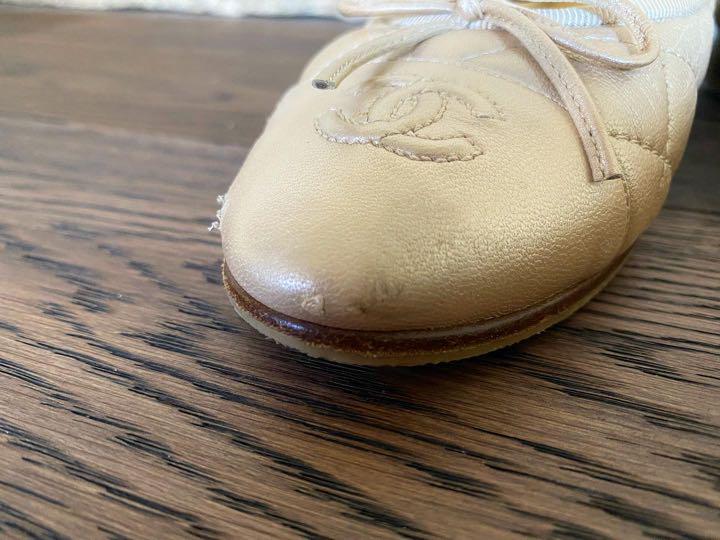 CHANEL  バレエシューズ　36 1/2  キルティング　フラット