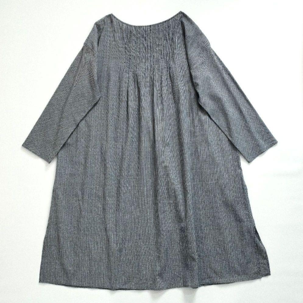 JURGEN LEHL✨コットン ピンタック入り チュニックワンピース