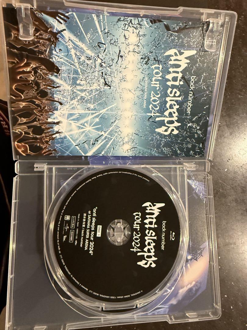 back number anti sleeps tour 2024Blu-ray