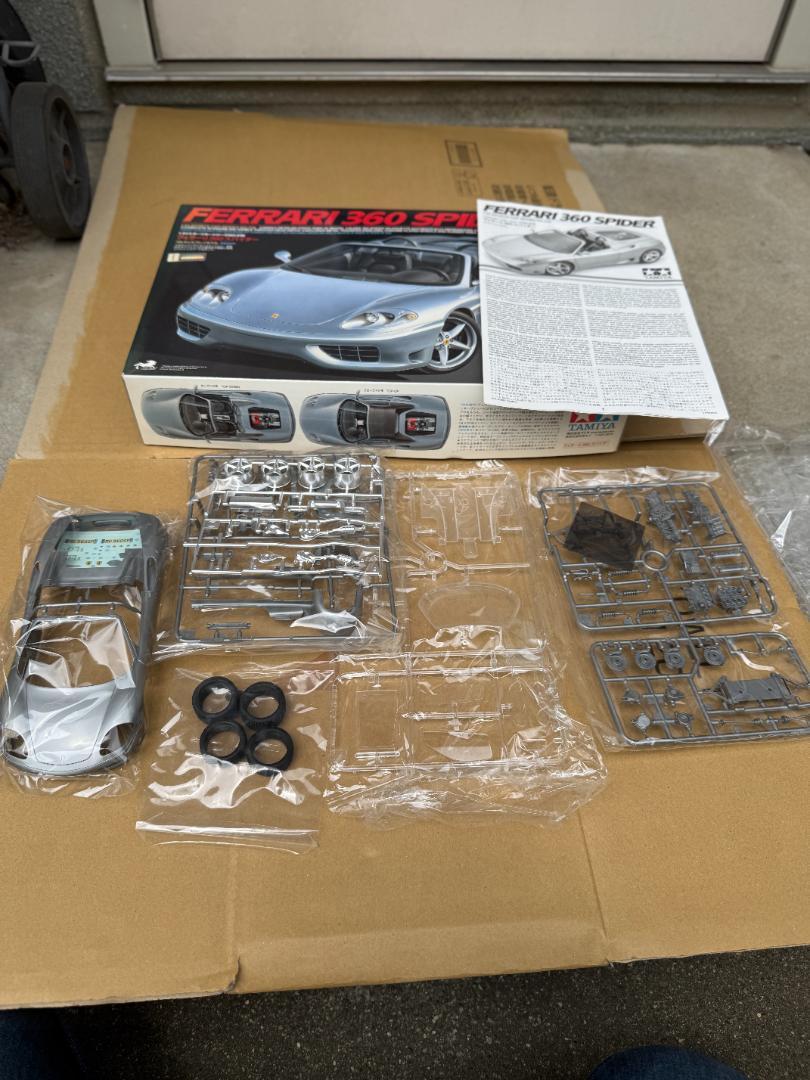 ジャンク 未組立 タミヤ 1/24 フェラーリ F40 360 テスタ3点セット