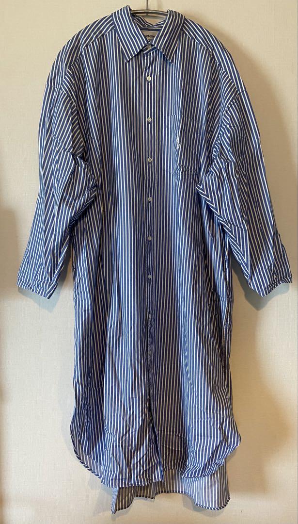 【Americana/アメリカーナ】STRIPE SHIRT Onepiece