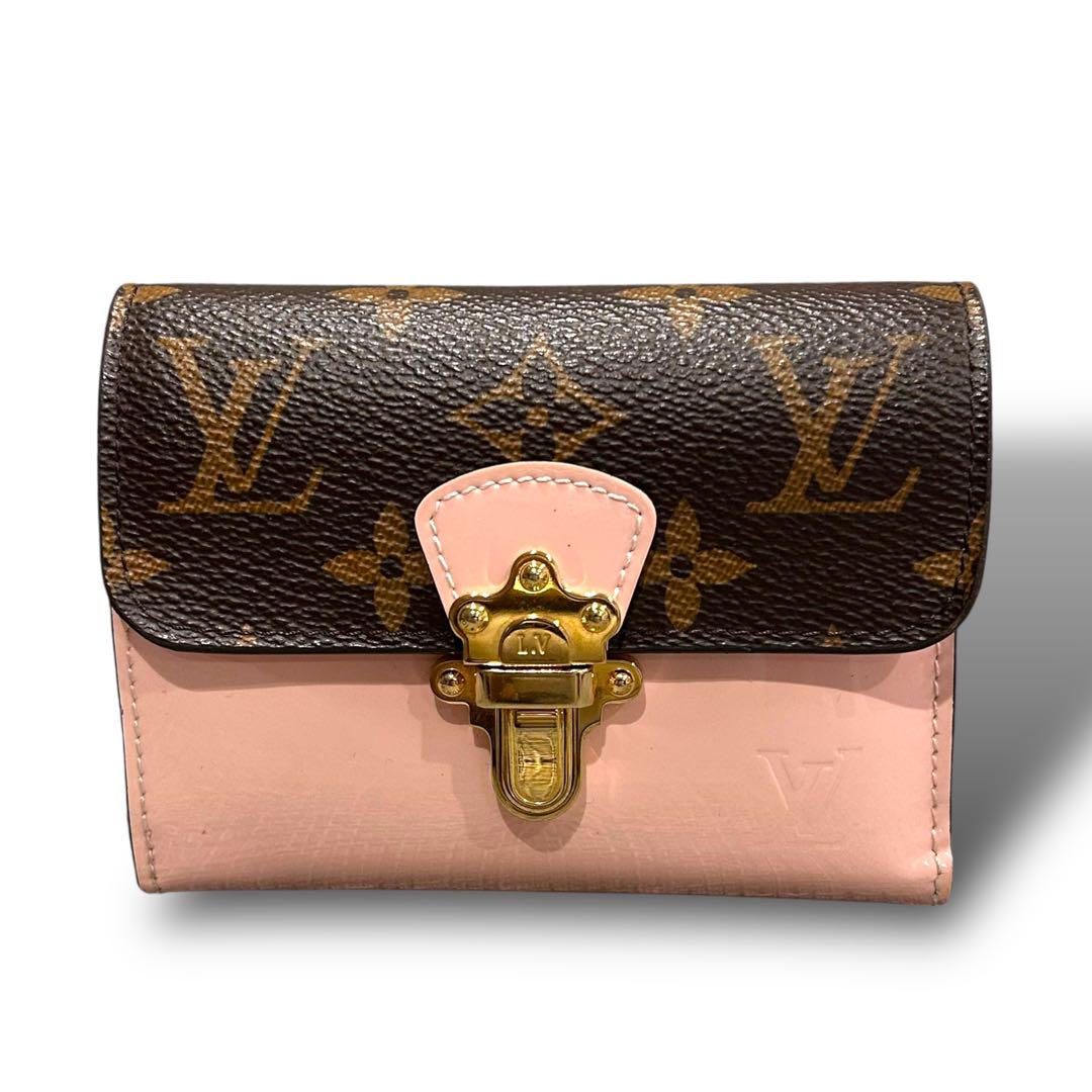 美品 LOUIS VUITTON ヴィトン チェリーウッド 折り財布 レディース