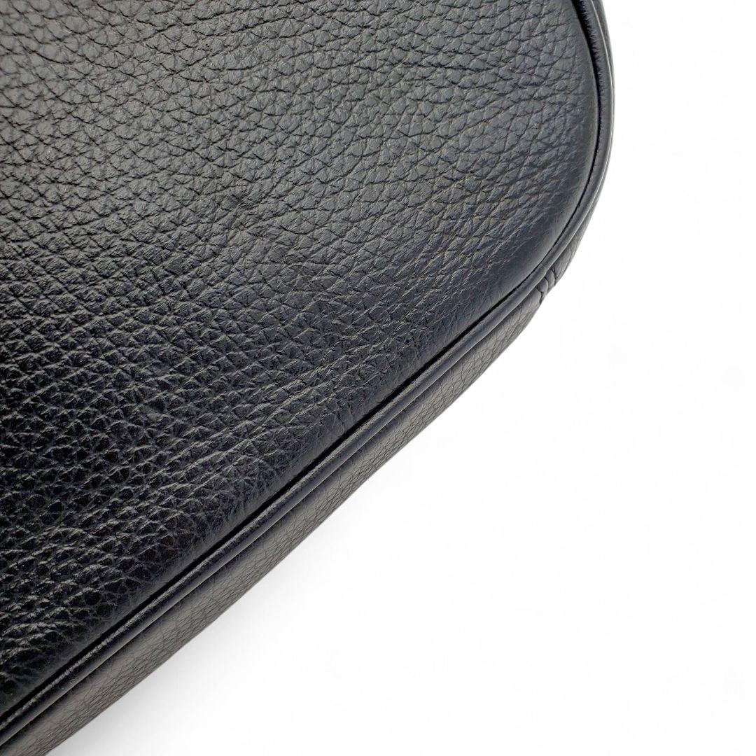 【良品】COACH コーチ カメラバッグ ショルダーバッグ アイラ シボ革 黒