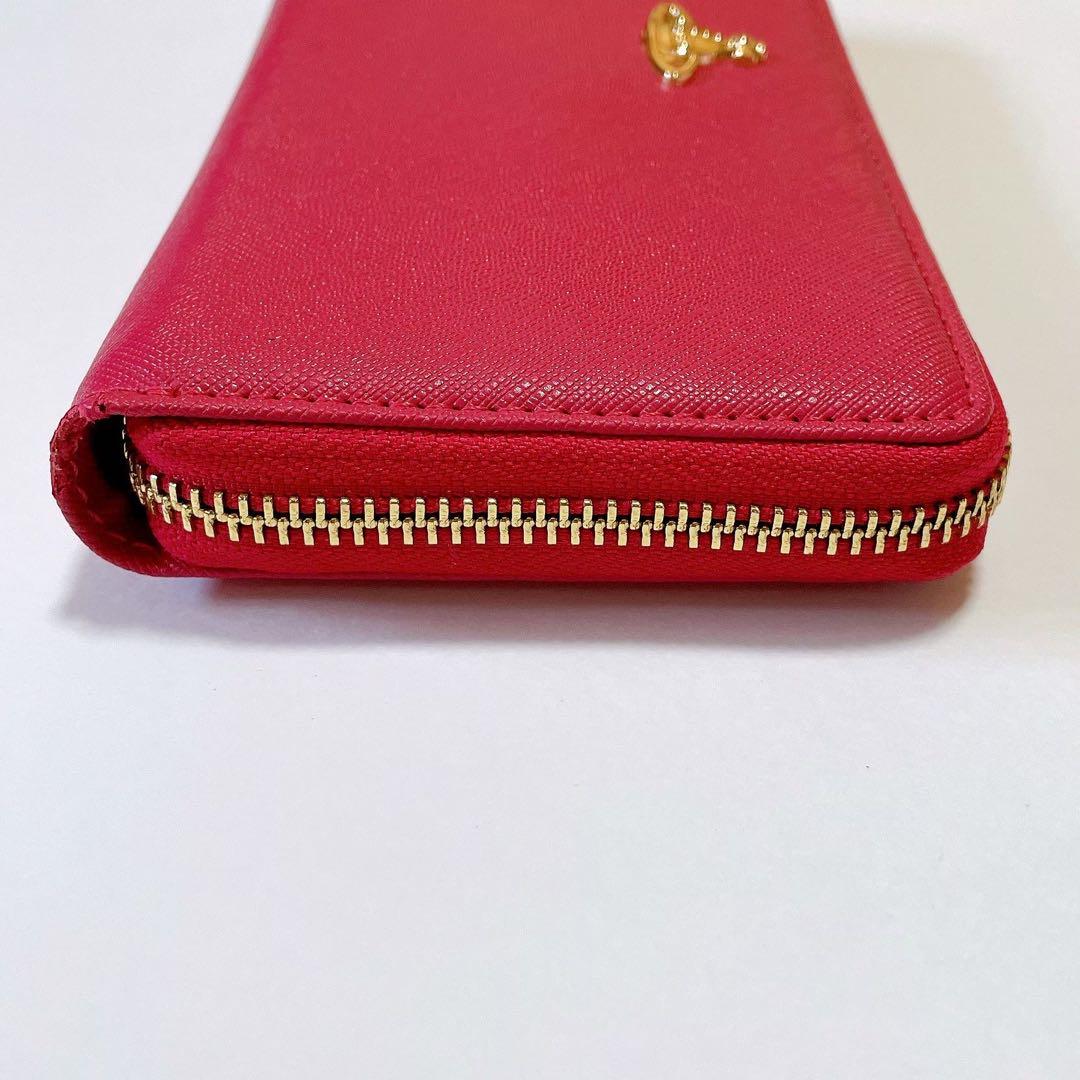 【新品未使用】Vivienne Westwood 長財布　ピーチ ☆ ヴィヴィアンウエストウッド 長財布 955VW306 ピンク ピーチ