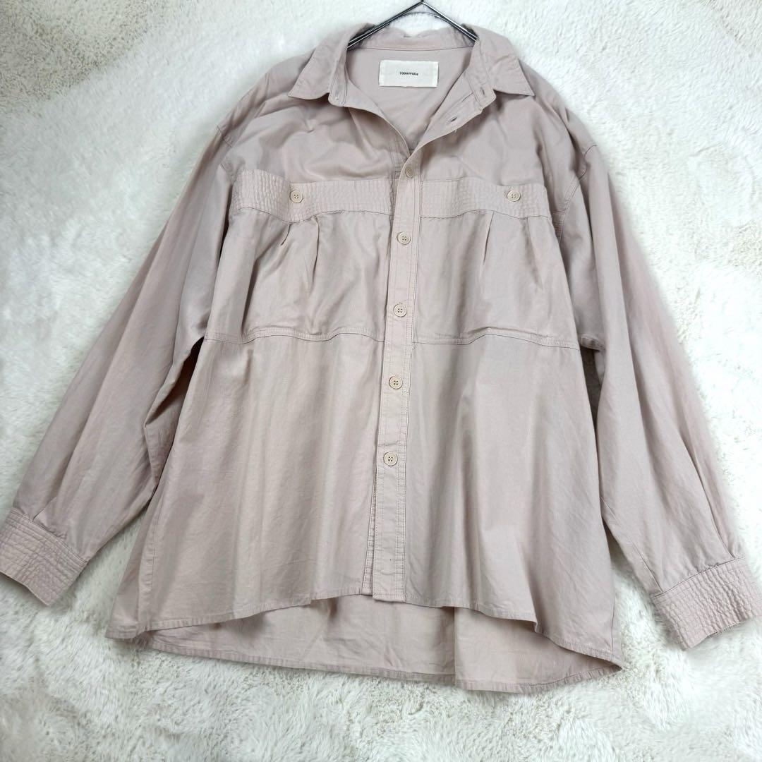 TODAYFUL ステッチオーバーシャツ 綿100% 長袖ブラウス