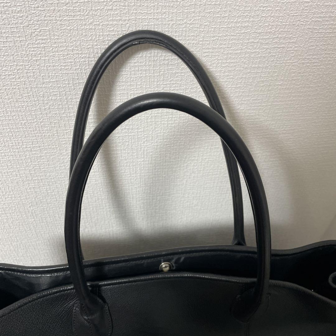 ユナイテッドアローズ  トートバッグ　レザー　ブラック